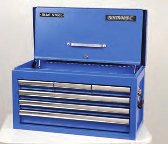 handles with rubber grip W: 1290mm D: 435mm H: 495mm Part Number: K7770 Tool Chest - 8 Drawer 8 ball bearing slide drawers
