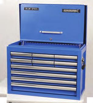 1023mm D: 435mm H: 495mm Part Number: K7760 Tool Chest - 6 Drawer 6 ball bearing slide drawers with edges and aluminium