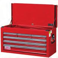 TOOLBOXES - chest - wide S8WCR 6 Drawer Tool Chest All ball bearing slides