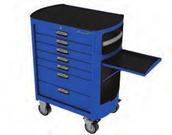 brakes W: 689mm D: 466mm H: 985mm Part Number: K7767 HAND TOOLS 7 Drawer Trolley All ball bearing
