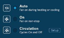 Unit Operating Mode Heat: Unit will be cycled to maintain scheduled heating set-point. Cool: Unit will be cycled to maintain scheduled cooling set-point.