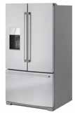 10 FRENCH DOOR REFRIGERATORS SIDE-BY-SIDE REFRIGERATORS French door refrigerator 25 cu.ft. Side-by-side refrigerator 25 cu.ft. $2499 $1799 Stainless steel. 303.779.25 Stainless steel. 302.