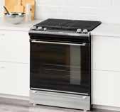 Powerful burner with 17000 BTU, generating high heat needed for rapid boiling, searing and frying. Accessories: 2 racks included. Power supply cable with plug included. Capacity upper oven: 2.1 cu.ft.