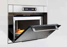 You can install the microwave in a high cabinet to get a comfortable working height and free up space on the countertop. Capacity: 1.7 cu.ft.