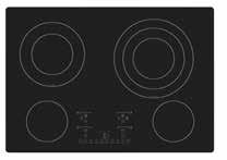 38 GLASS CERAMIC COOKTOPS 4 element glass ceramic cooktop 4 element glass ceramic cooktop $799 $799 Black. 702.886.92 White. 502.886.93 Infinite heat setting controls to suit your needs.