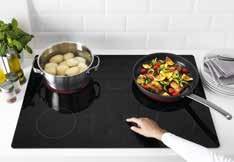 Induction cooktops are extremely energy efficient, fast and precise as induction technology transfers energy directly into magnetic cookware.