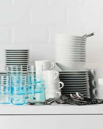 49 WATER EFFICIENT Lots of dishes will be sparkling clean with