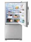 1 tempered glass shelf in freezer. Technical information: Voltage: 120V Free-standing model. W29¾ D30⅝ H65⅞" W75.5 D77.9 H167.3 cm Capacity fridge: 13 cu.ft.