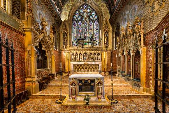 From here we head to Cheadle, and St. Giles, which as someone has said, is a jaw-dropper. The Earl of Shrewsbury commissioned Pugin to design a new Catholic church.