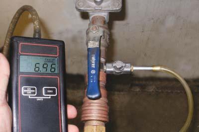 Installation Gas Pressure Have installer follow gas pressure