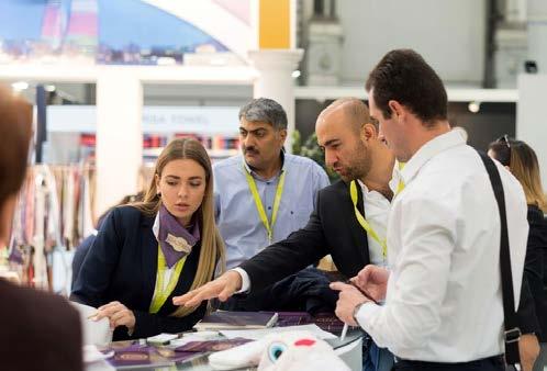representatives from Europe and Asia. We consider our participation in Heimtextil Russia successful for us and commend its team for the perfect organization.