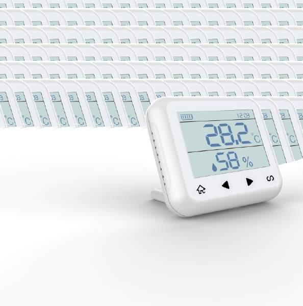 alarm signals to the appropriate host when alarms Can connect with external temperature sensors, temperature