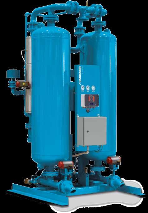 density heater saves energy and prevents premature desiccant aging Heavy-duty air intake filter NEMA 4 Construction Easy-view Controls and Monitoring