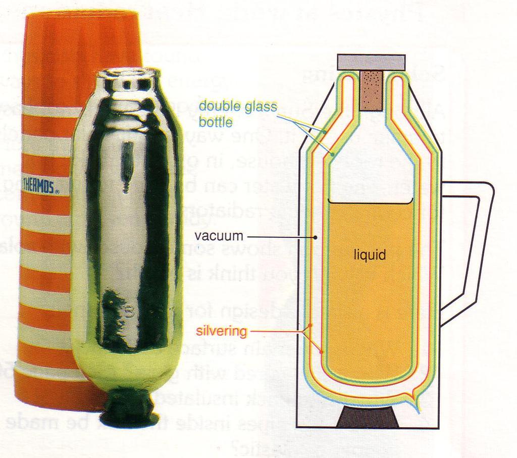 Vacuum Flask A vacuum Flask is used to keep hot water hot or keep ice-cream