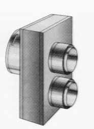 Recessed Insert Applications Rear or Top Outlet Conversion to Co-Linear Liners using