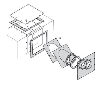 Secure the adapter to the outer collar with two #6 thread-cutting screws supplied. Co-Linear Conversion For installation into solid-fuel burning fireplaces and chimneys ONLY. Generic Adapter Box 1.