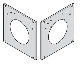 Bend the wall shields and screw to the inside of the wall plates with 6 thread-cutting screws per plate. See figure 32. 2.