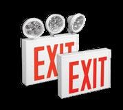 NYC Approved LED Exit & Combo Units Commercial Unit Equipment Combination Emergency Light and 8 Exit Sign The LED NYC Economizer Series are designed and manufactured specifically to meet New York