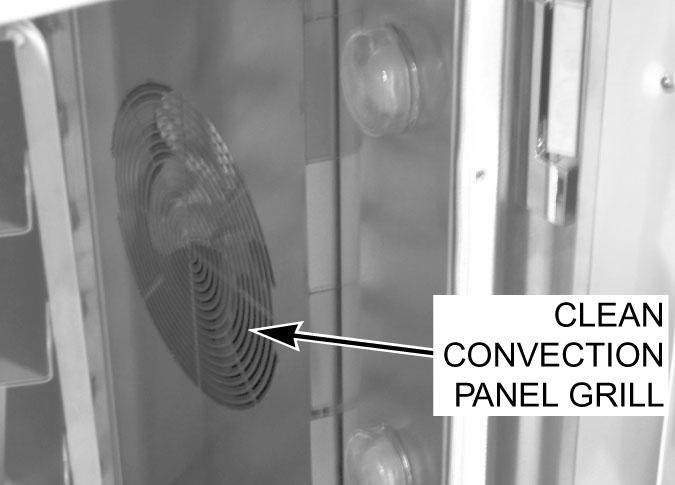 Remove screw securing control panel door and swing door open to access burner chamber area. B.