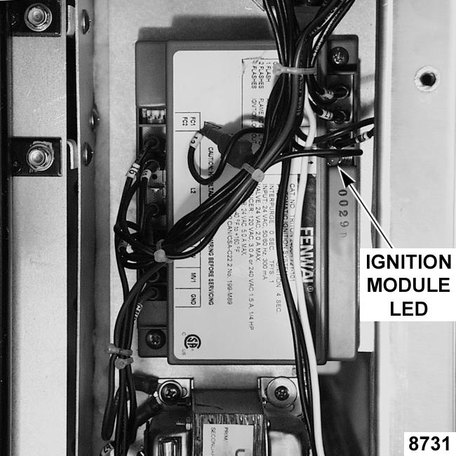 Verify Ignition Module Safety Lockout Functions (Gas Only) 1. Verify ignition module safety lockout functions. A. Turn on the oven and close the doors. B. Turn off the gas supply to the oven. C.