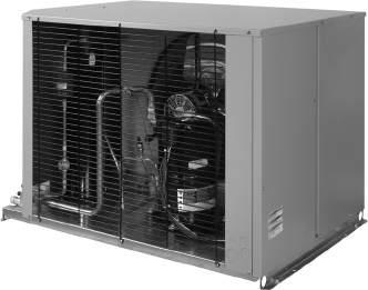 Air-Cooled Condensing Units ½ - 6 HP Horizontal Air Discharge Overview Product Description The 1/2 through 6 HP line of air-cooled condensing units with HyperCore microchannel coil technology is