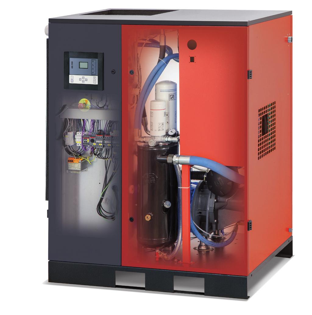 Standard enclosure and ease of maintenance produce an environment that lets you focus on your business, not your compressor!
