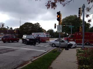 On October 3, Engine 35, Ambulance 35, Battalion 35 along with Niles Ambulance 2 and Norwood Park Ambulance 106 treated and transported 3 patients that were injured in the 2 car crash at
