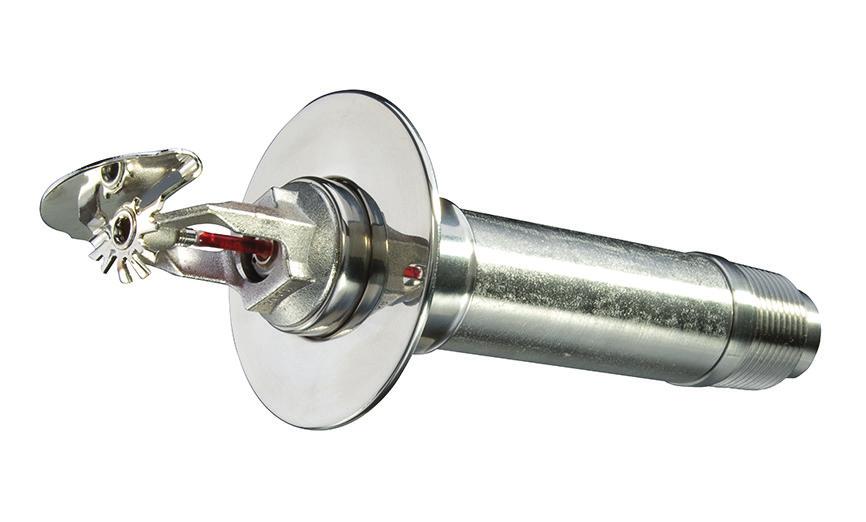 6K Pendent, Horizontal Sidewall (HSW), and Extended Coverage HSW, Standard (5 mm bulb) and Quick (3 mm bulb) Response are the first stainless steel dry-type sprinklers to be listed by UL and C-UL.