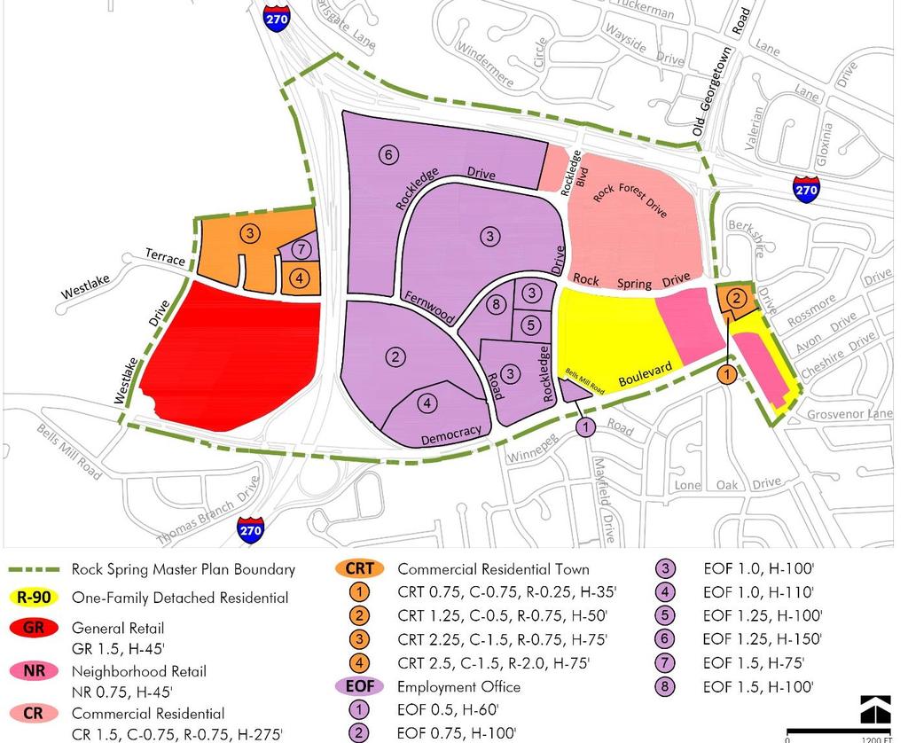 Land Use and Zoning Recommendations The existing zoning map (Map 4) illustrates the variety of zoning within the Plan area.