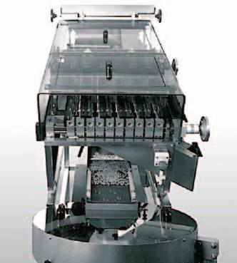 The L 650 can be used as a stand-alone unit or in-line with a Seidenader DS thickness sorting machine. This allows sorting both by length and thickness in one in-line system.