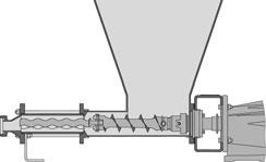 Overview of ranges The pumps of the MDT range feature a feed hopper with a cylindrical compression zone.