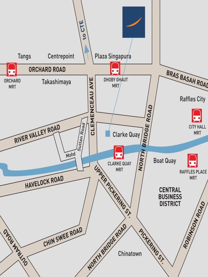 KEY LOCATION Nearest MRT Station: Clarke Quay Attractions/ Points of Interest: China Town Orchard Road CBD Boat
