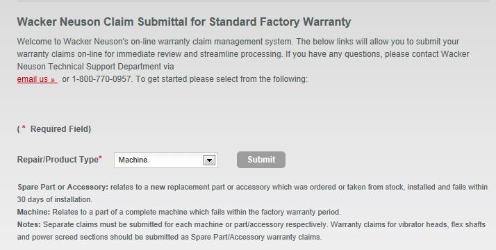Note: If it has a serial number, it is a machine warranty, if there is no serial number, it is a spare part. 4).