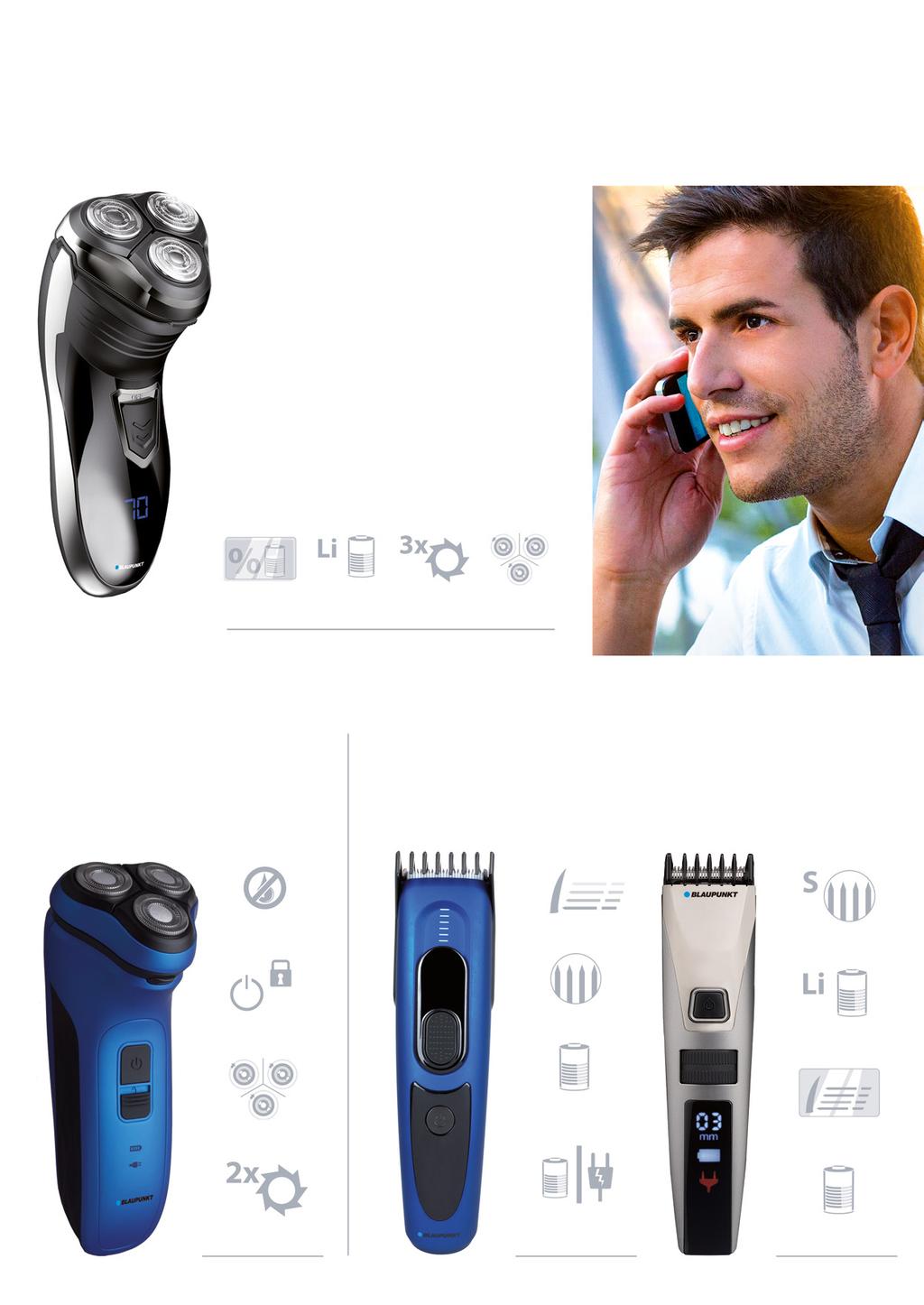 Electric shaver MSR701 Every man knows how important a good razor is in daily care. With a high quality device the morning shaving ceases to be a chore and instead becomes a pleasure.