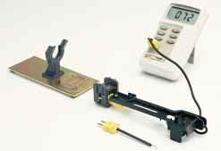 MS410/MS412 Temperature Measurement Systems A compact digital temperature meter system that is suitable for measuring and calibrating soldering tip temperature as well as other temperature controlled
