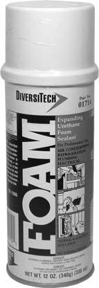 (foam) Diversitech 01714 01714 Silicone Sealant Creates a water tight, mildew and crack resistant seal Rated for interior and exterior use from 50 to 450 F Ideal for