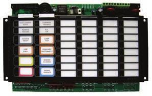 provides 48 programmable bi-colored LEDs. The RAX-1048TZDS connects to the main panel or either the RAXN-LCD or RAM-1032TZDS when mounted remotely.