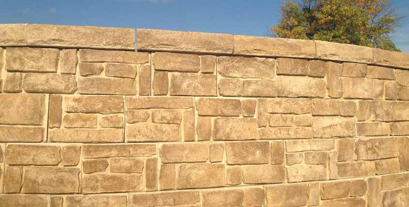 AB Fieldstone leads the way as the first recycled/green retaining wall on the market.