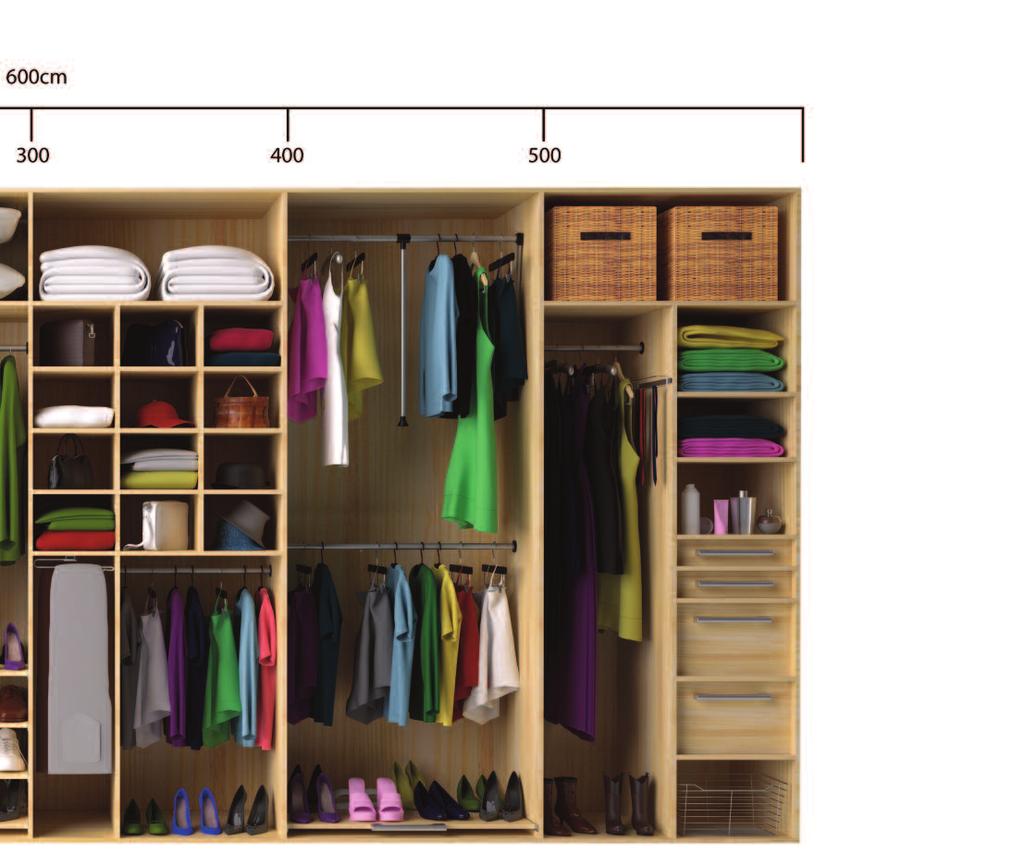 J H I L J D HERS A A B C D E F G H I J K L M N O P Q R Adjustable shelving 3/4 length hanging Pull out