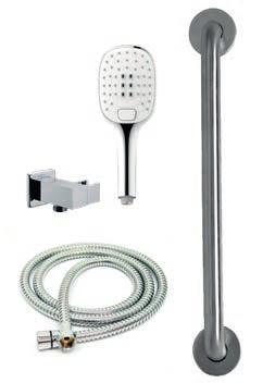 Frame construction 304SS tube - Ø31.5 x 1.5mm 460 SHOWER SEAT 960 SHOWER SEAT JSS001 Universal design that complies with AS1428.