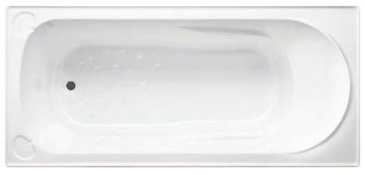 1600 / 1500 BATH INSET J5166 (1600) J5152 (1500) SIZE: L1660 x W750 x H420 Rectangular form bath design with sanitary grade acrylic,
