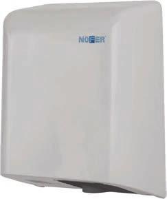 rating Dual high speed fans - 1760kW 8A 617 978 120 670 900 380 195 NOFER WINDFLOW HAND DRYER FOR SPECIAL NEEDS APPLICATIONS INSTALLATION HEIGHT DIMENSIONS SHOULD BE REDUCED BY 150mm APPLIANCE