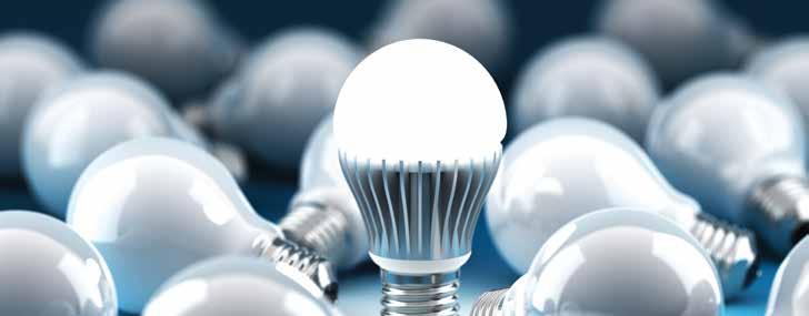 LIGHTING Consider light-emitting diode (LED) bulbs. Switch to ENERGY STAR-qualified LED bulbs. LEDs make more light with less electricity.