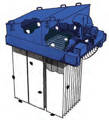 Insertable Sizes and Operations Dalamatic Insertable dust collectors are designed to handle high dust concentrations and filter