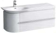 256,77 Vanity unit for washbasin 8.1070.8, space saving siphon included H 425 / W 1300 / D 430 mm 4.0133.1.075.xxx.1 1 drawer 1.035,04 1.216,14 4.0133.2.075.xxx.1 2 drawers 1.371,44 1.