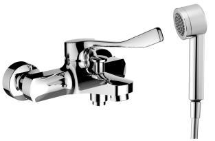 handspray and 1500 mm flexible hose Single-lever mixer for bathtubs cartridge Ecototal 150mm, fixed spout 3.2195.7.