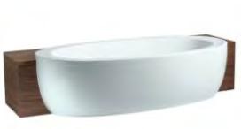 1 ALESSI ONE whirlpool: air nozzles, LED lighting 5.106,13 ALESSI ONE Freestanding bathtub 203 x 102 cm with aluminium frame and panel extensive pipe included 2.4197.0.000.