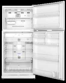 HTMR575WH White n 574L Gross Capacity 384L Refrigerator 190L Freezer H 1780mm W 800mm D 740mm with handles n 2.