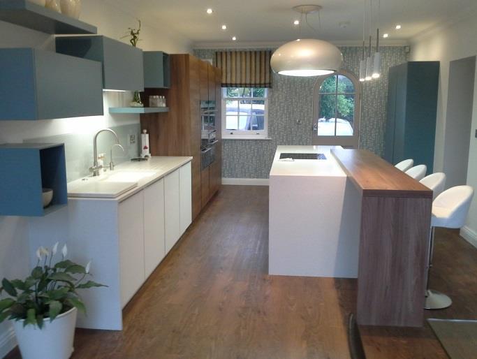 appliances, Elica pearl extractor, Franke boiling water and filter taps and a bespoke