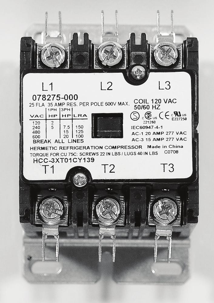 OPERATION & SERVICE Contactor Inspection A thorough visual inspection of the contactors used on Electronic Control Models should be performed as part of any regular maintenance program and whenever